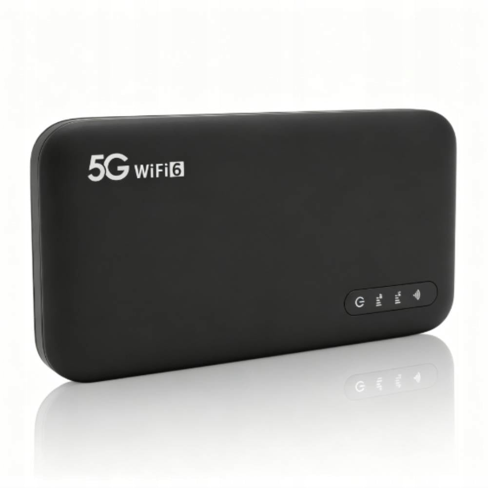 MOBILNY ROUTER MODEM WIFI 5G 6100 MAH OBSŁUGA DO 16 UŻYTKOWNIKÓW
