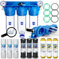 FILTR DO WODY WSTĘPNY NA CAŁY DOM 3 STOPNIOWY ZMIĘKCZACZ + ZESTAW FILTRÓW(FILTR DO WODY WSTĘPNY NA CAŁY DOM 3 STOPNIOWY ZMIĘKCZACZ + ZESTAW FILTRÓW)