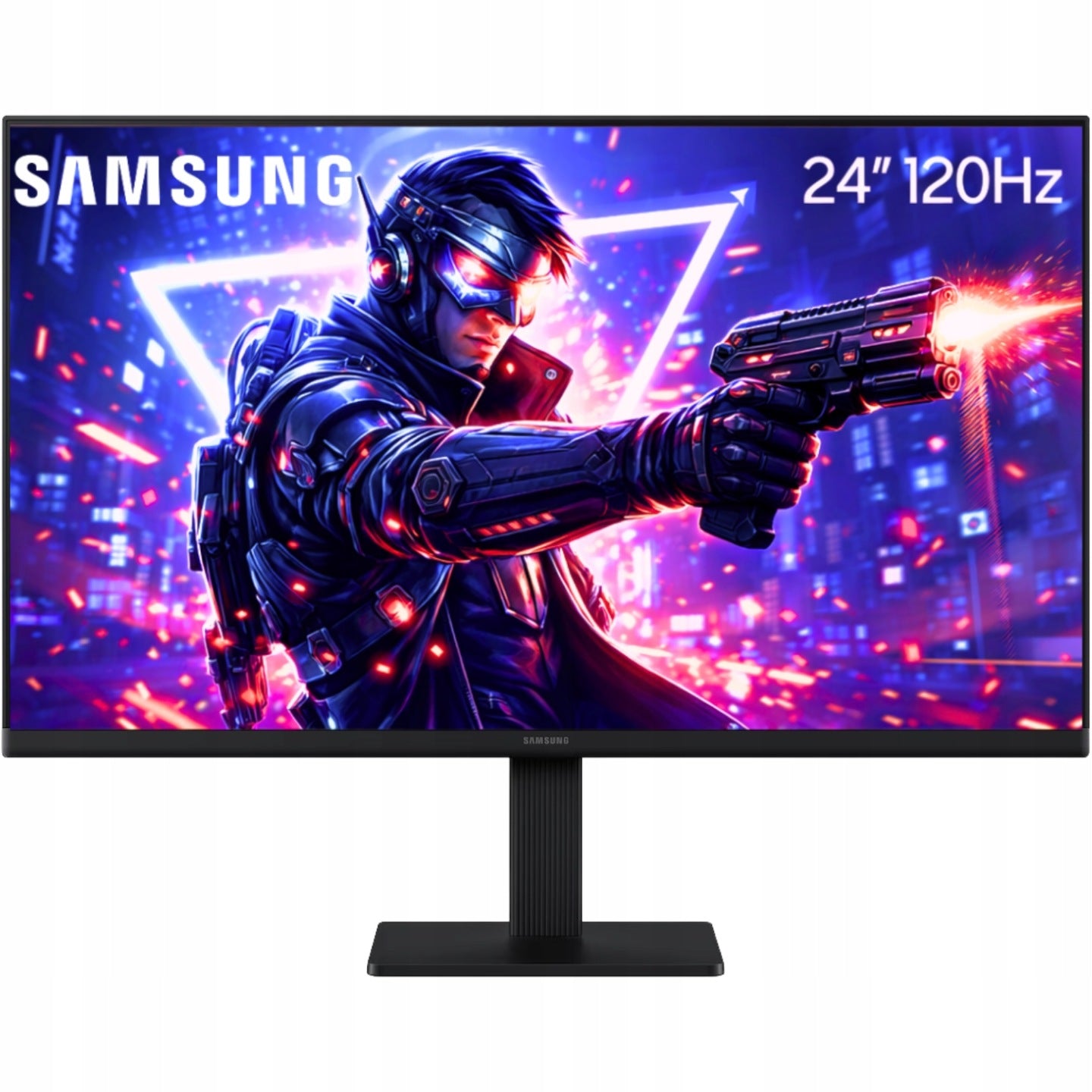 Samsung Monitor Gamingowy Bezramkowy SAMSUNG 24 Cale Full HD IPS 120HZ 1MS HDMI