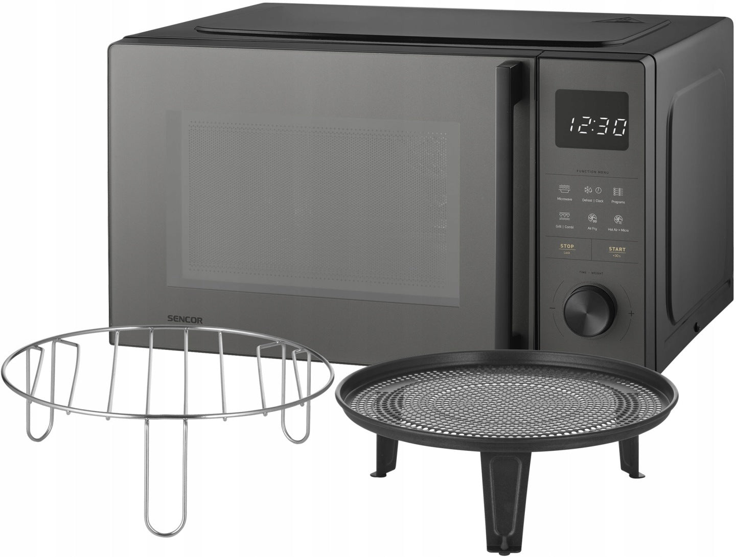 KUCHENKA MIKROFALOWA GRILL AIR FRYER Sencor SMW 6025BK MIKROFALÓWKA 850W