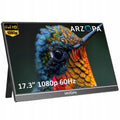 Arzopa Monitor przenośny 17,3 do laptopa IPS 1080P Full HD 1920×1080 Ekran HDR(14 /Monitor przenośny 17)