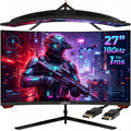 Dahua Monitor Gamingowy Zakrzywiony Bezramkowy DAHUA 27 Cali 180HZ 1MS HDMI DP(21/1 ms/Monitor Gamingowy Zakrzywiony Bezramkowy DAHUA 27 Cali 180HZ 1MS HDMI DP)